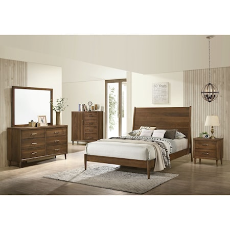 Queen Panel Bed