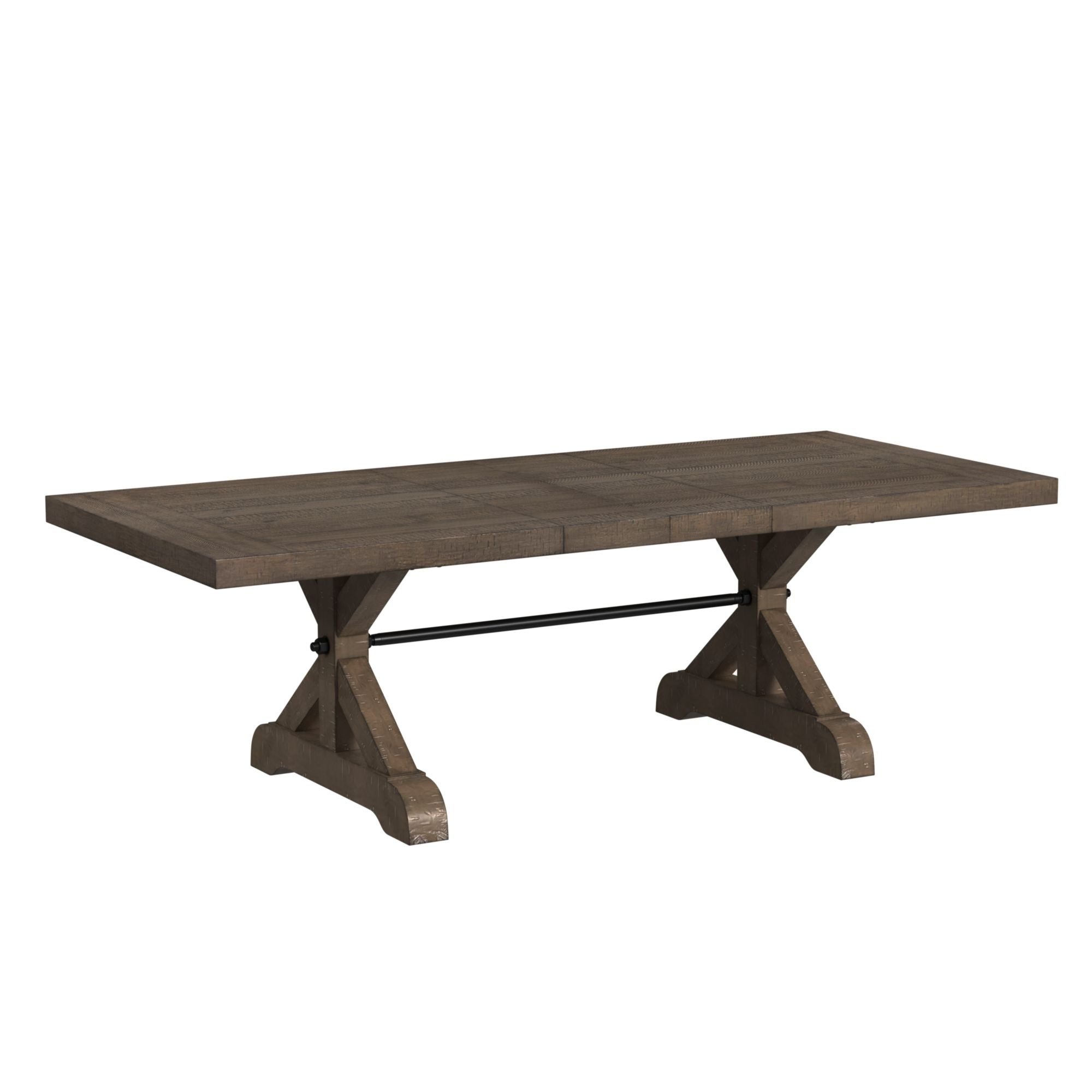 Double-Pedestal Dining Table w/Leaves