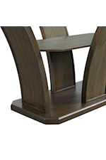 Elements International Dapper Transitional Round Dining Table