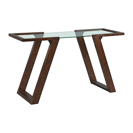 Rectangular Sofa Table in Dark Espresso