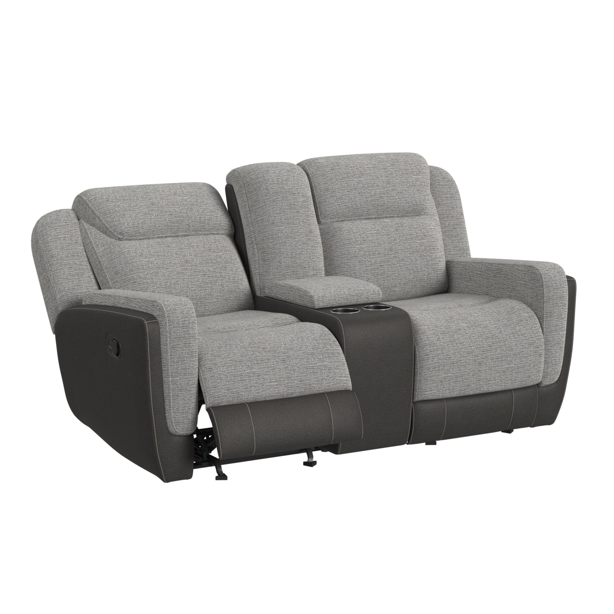 Elements International hornet Motion Glider Loveseat