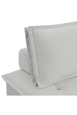 Elements Paxton Transitional Armless Accent Chair with Loose Back Pillow