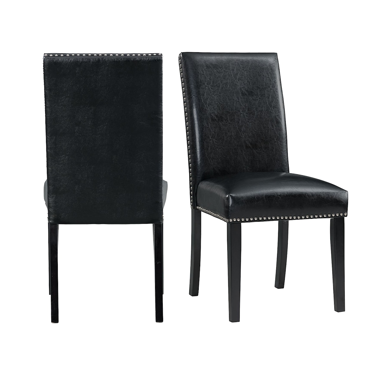 Elements International Meridian Set of 2 Side Chairs