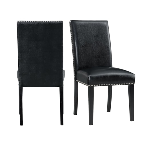 Faux Leather Side Chair (1 Chair)