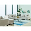 Elements International 705  Loveseat with Rolled Arms