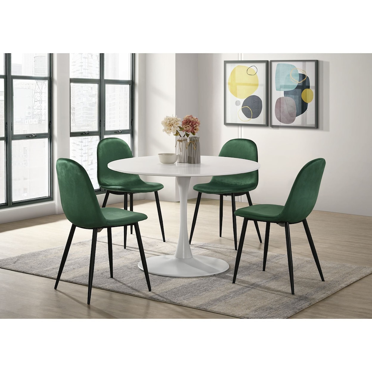 Elements International Isadora Set of 2 Side Chairs