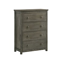 Transitional 4-Drawer Bedroom Chest