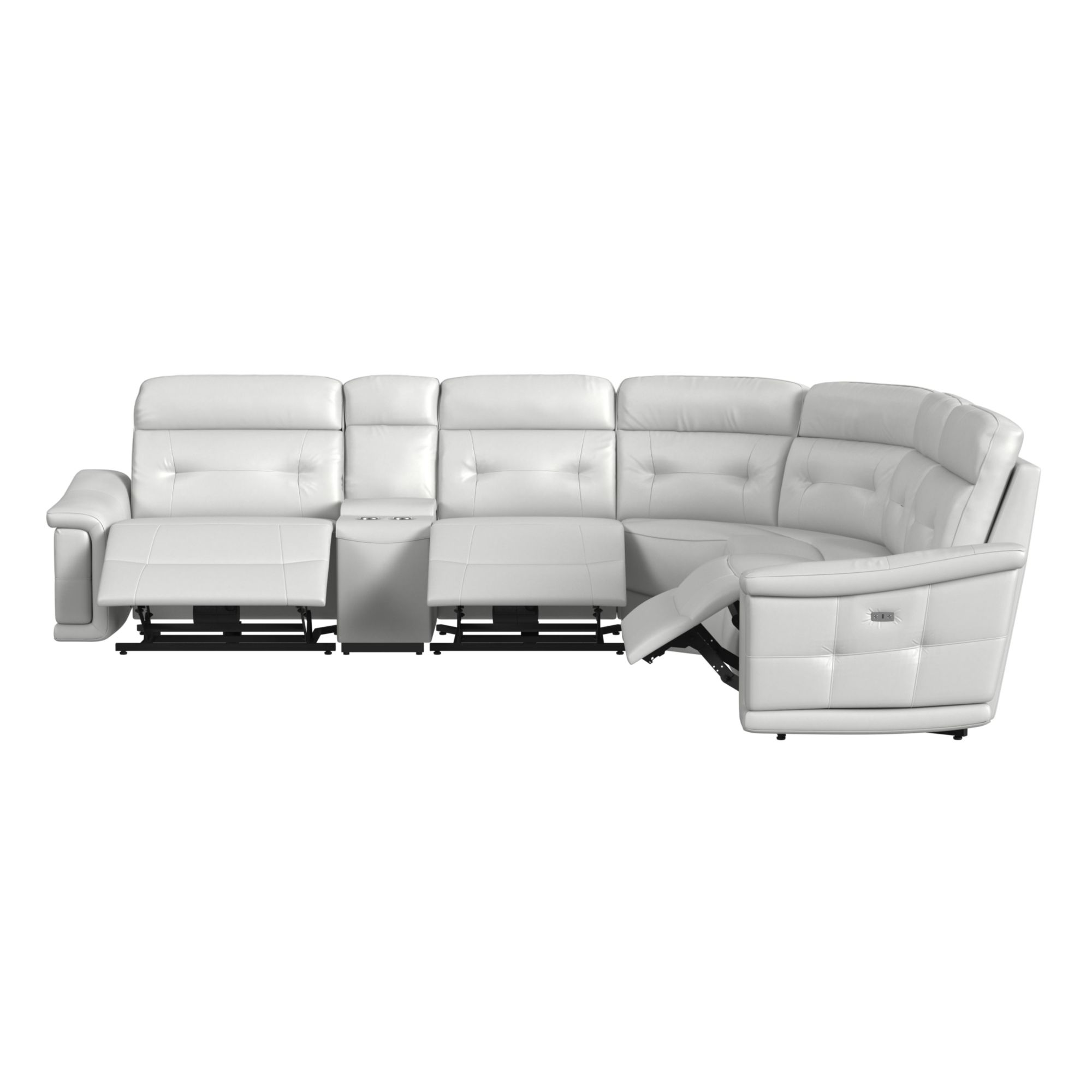 Elements International Summit Sectional Rhf Power Motion Recliner