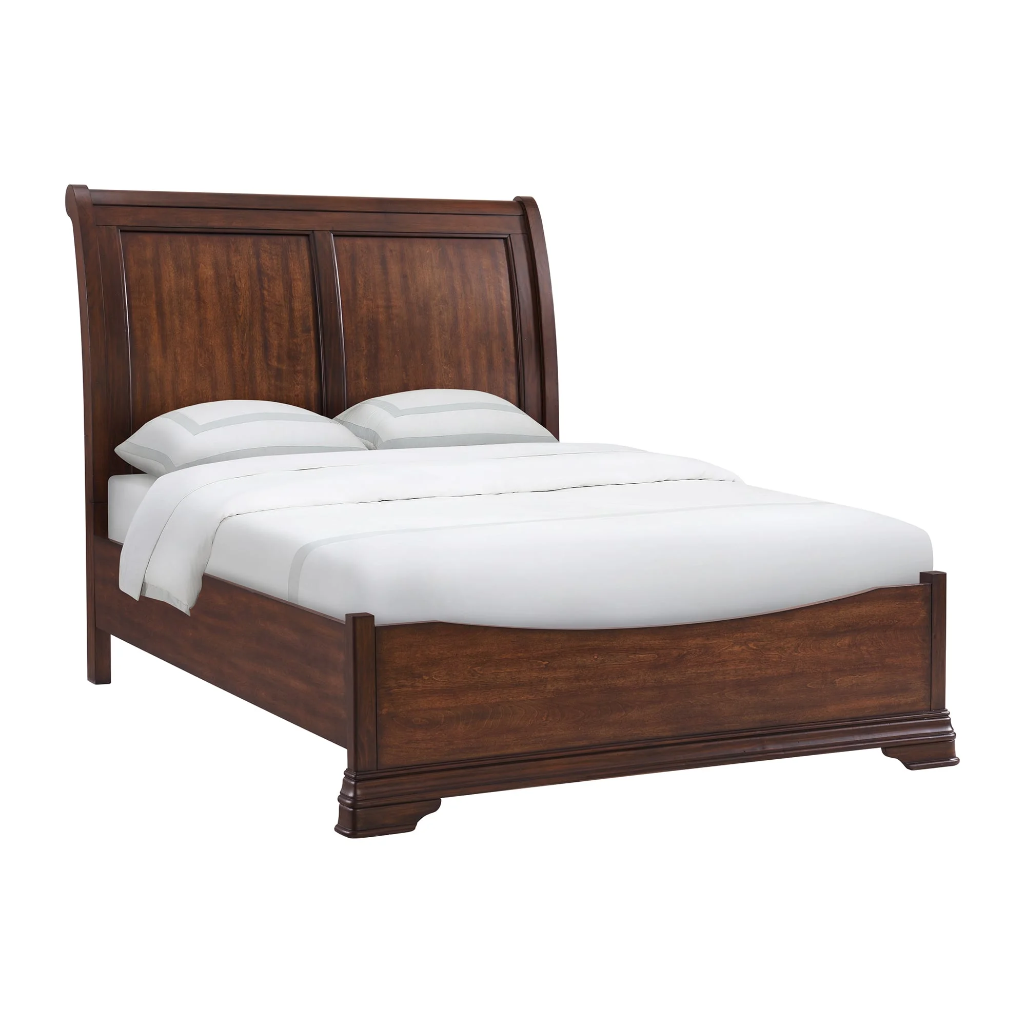 Elements Phillipe B-5210-5-kb Traditional King Panel Bed With Curved 