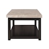 Elements International Lawerence LAWERENCE BEIGE MARBLE COFFEE TABLE |