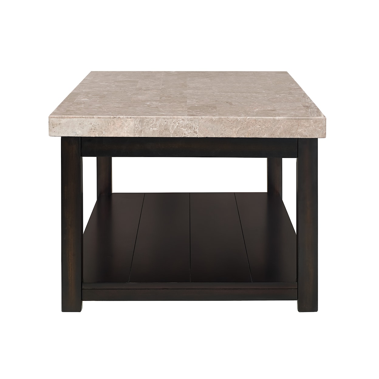 Elements International Lawerence LAWERENCE BEIGE MARBLE COFFEE TABLE |