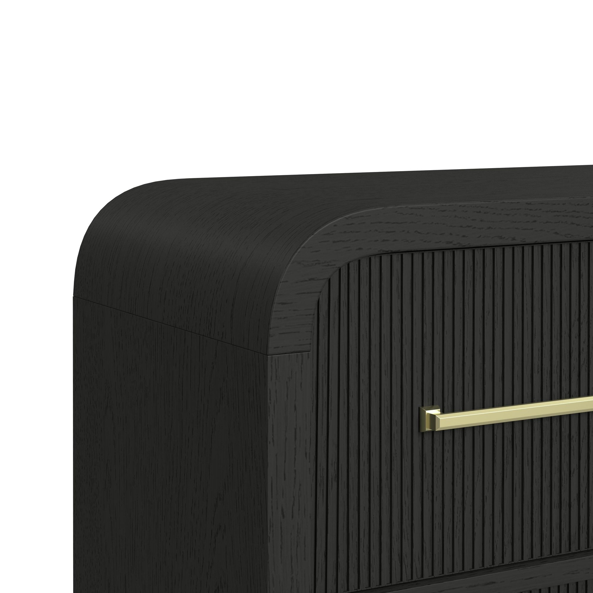 Server In Black With Grain