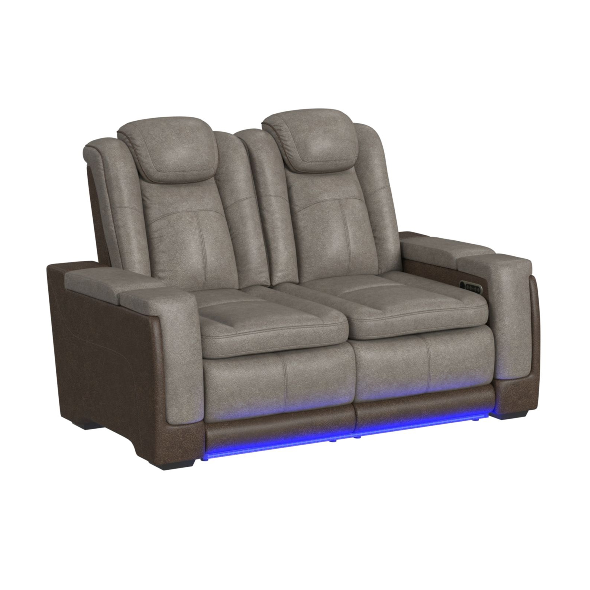 Elements International Lantana Power Motion Loveseat