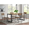 Elements International Industrial Rectangular Dining Table