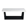 Elements International Beckley Coffee Table with Marble Top