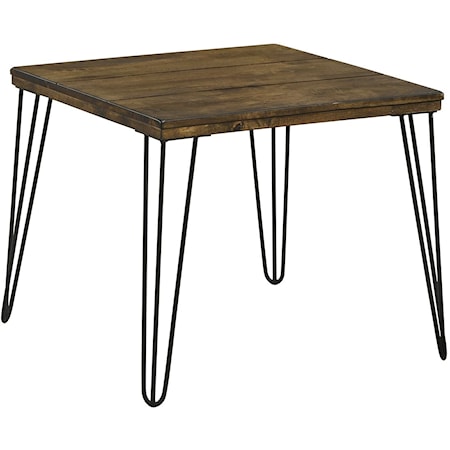 Industrial End Table