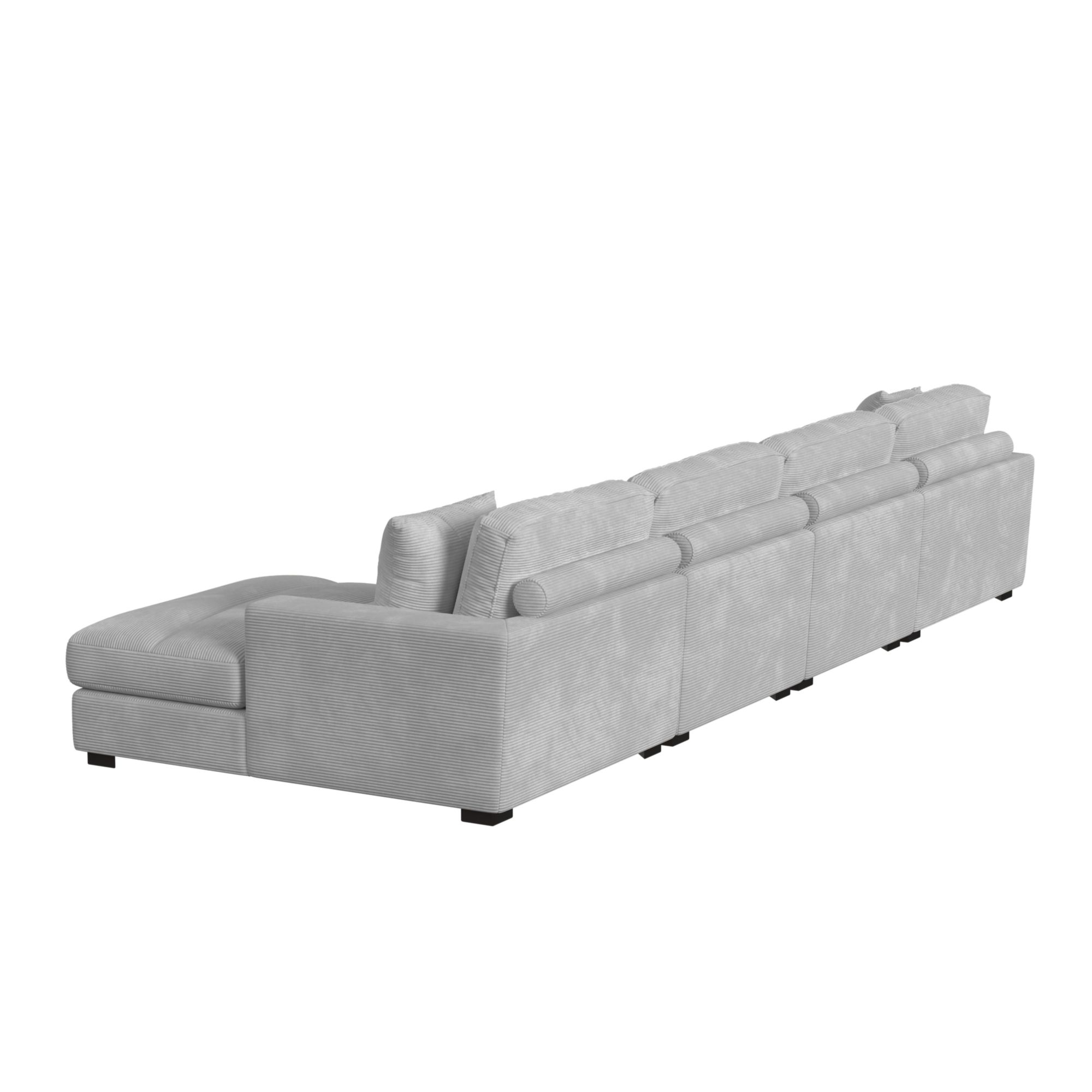 Elements International Arizona Modular 4-Piece RHF Sectional