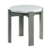 Contemporary Round End Table