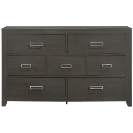 SASHA GREY 7 DRAWER DRESSER |