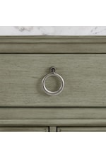 Elements Kendari Transitional 9-Drawer Dresser with White Marble Top