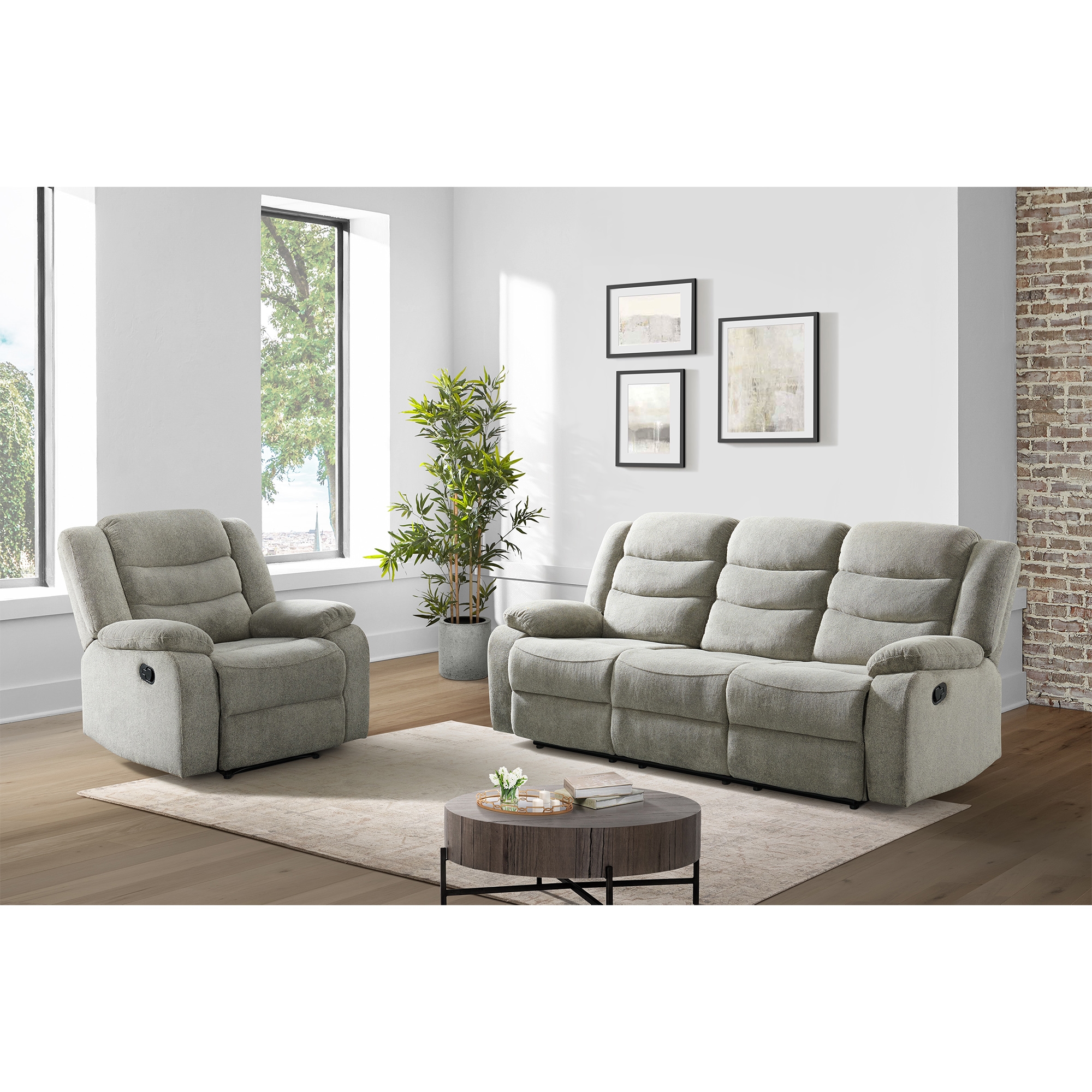 Manual Reclining Sofa