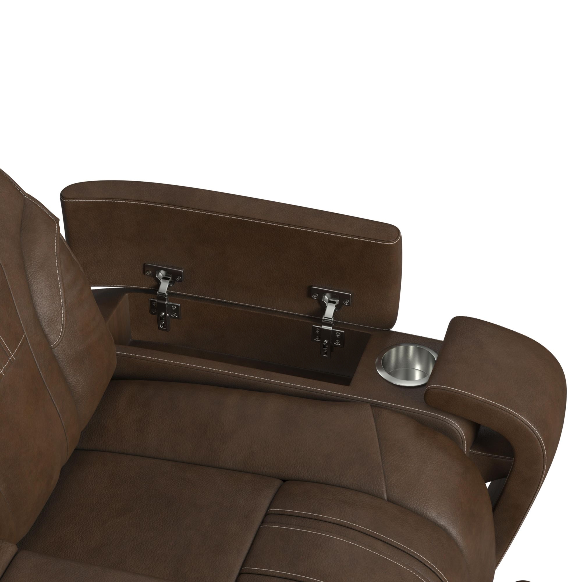 Elements International Bonanza Triple Power Sofa with Massage Features