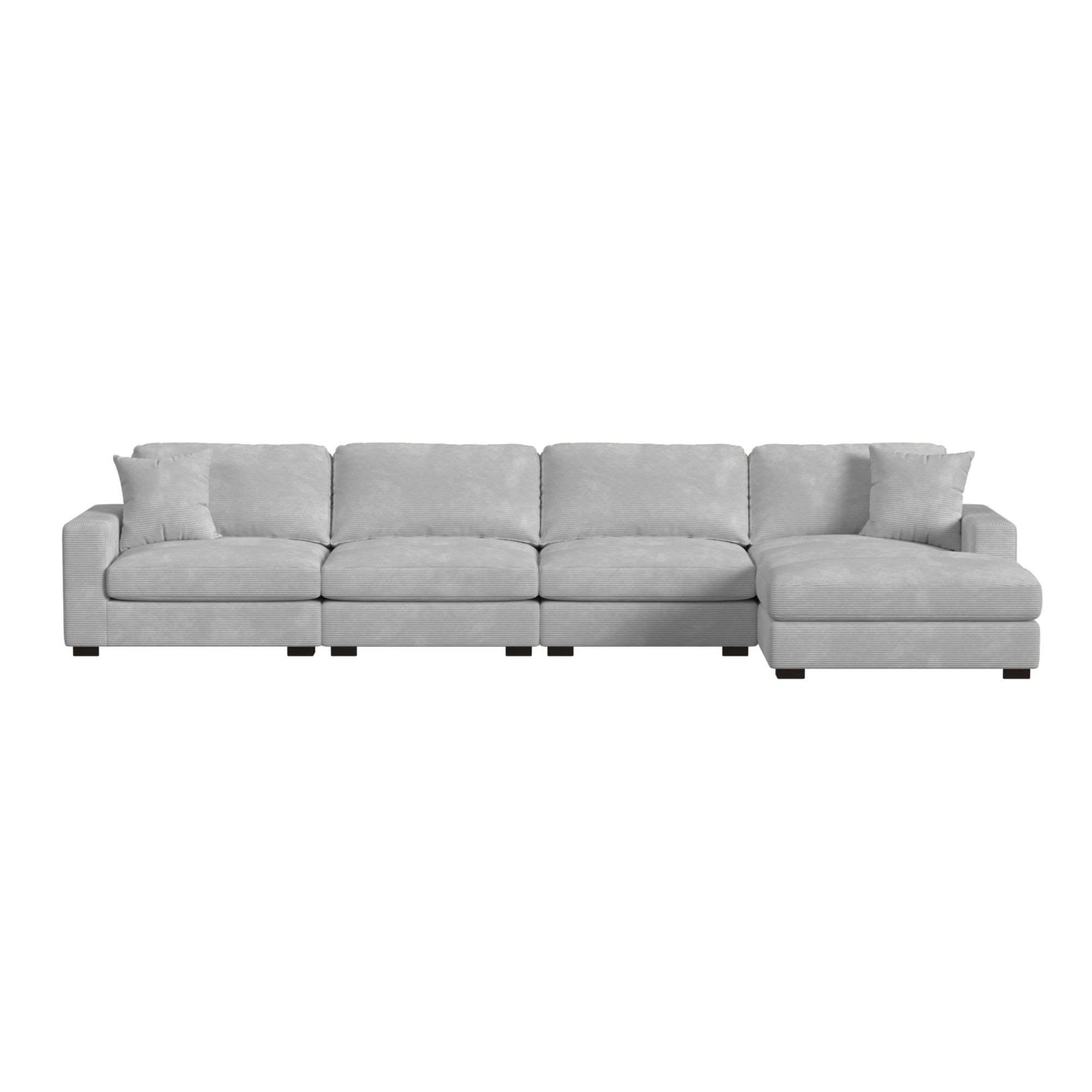 Modular 4-Piece RHF Sectional