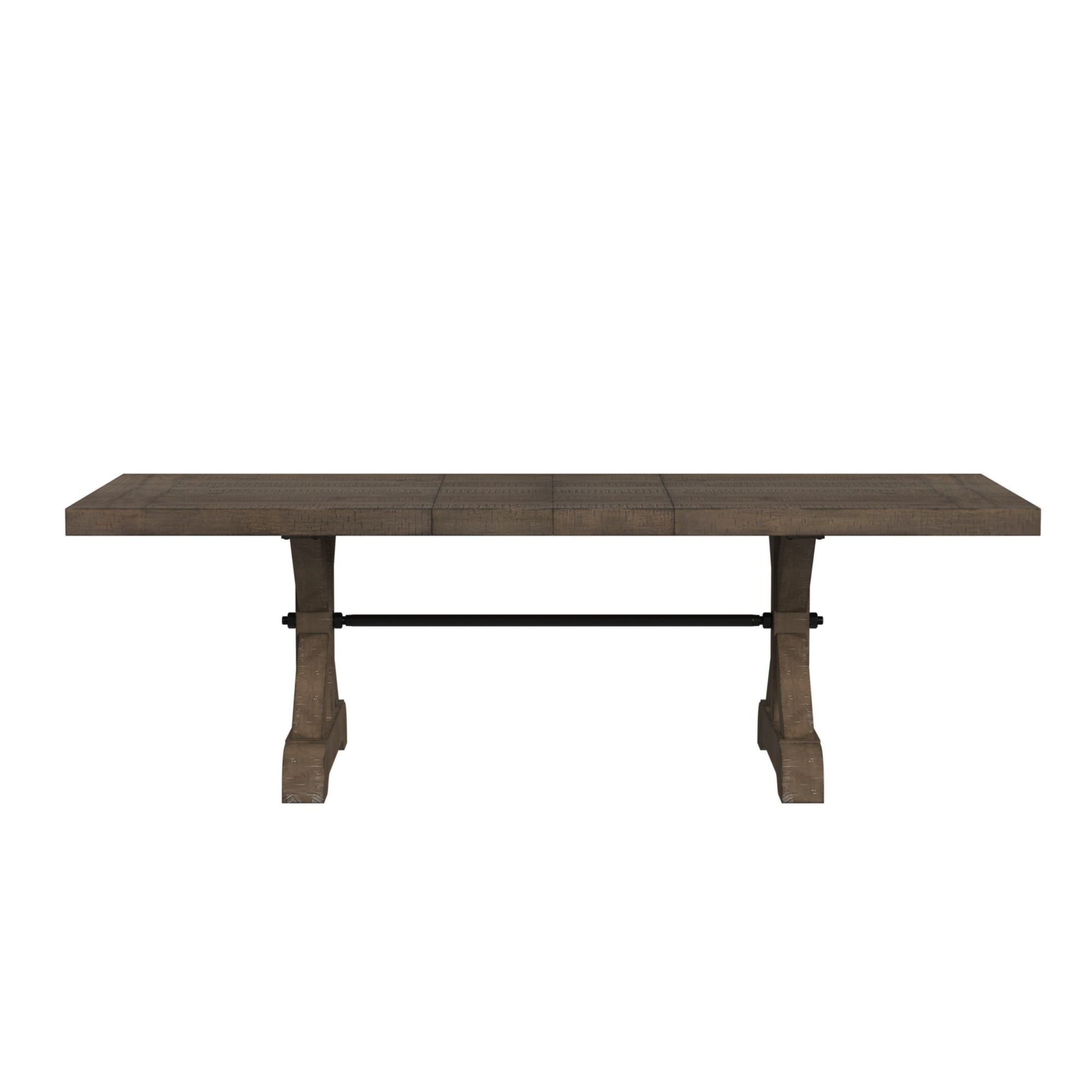 Double-Pedestal Dining Table w/Leaves
