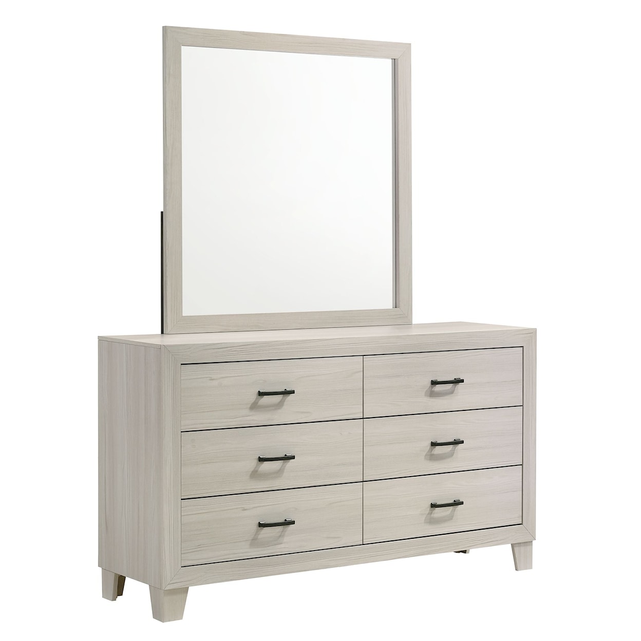 Elements International Makayla Dresser and Mirror Set