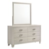 Elements International Makayla Dresser and Mirror Set