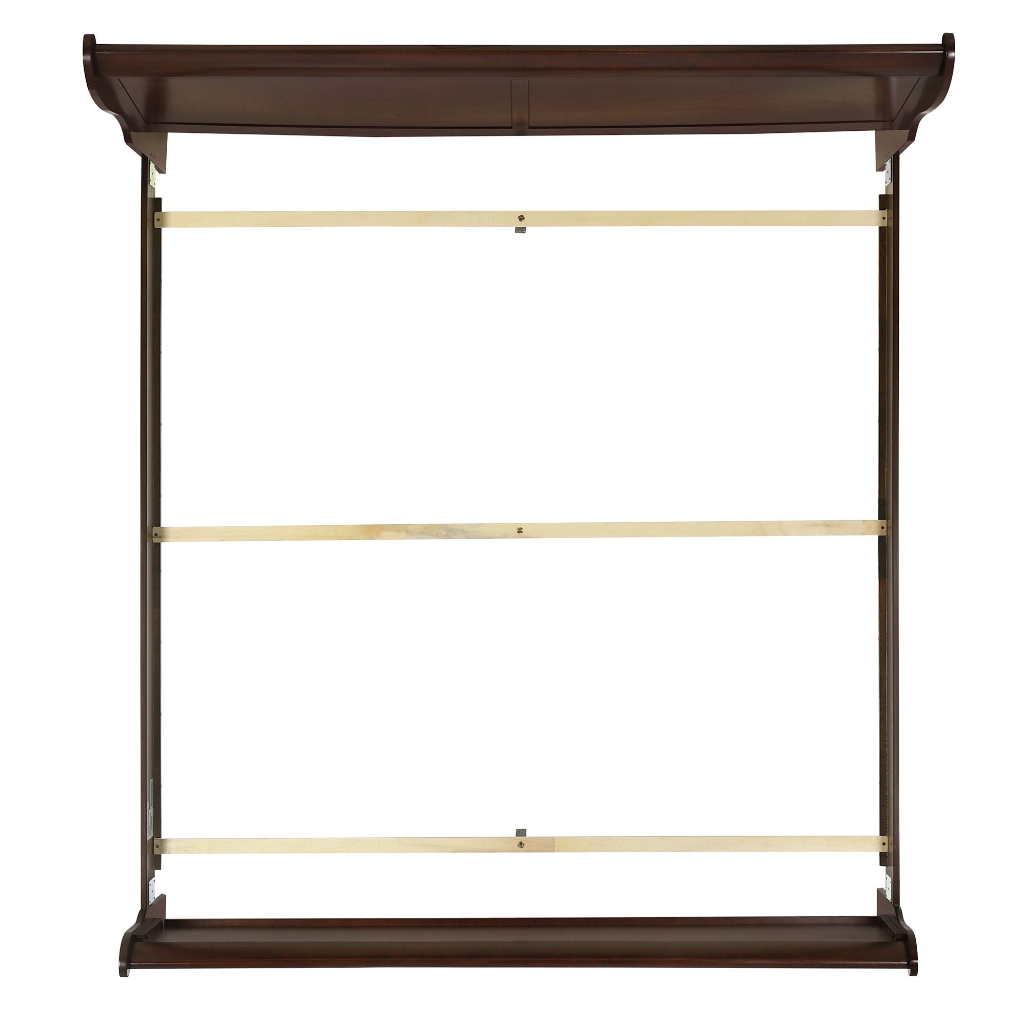 Elements International Louis Philippe King Sleigh Bed