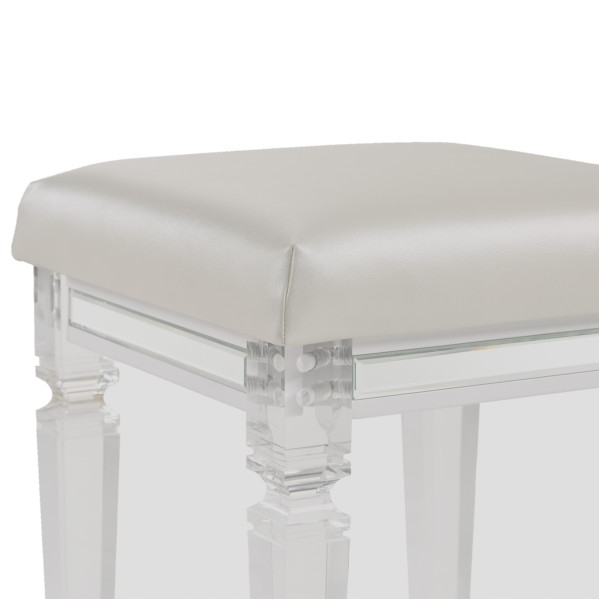 Elements International Twenty Nine Vanity Set w/LED & USB Plug White