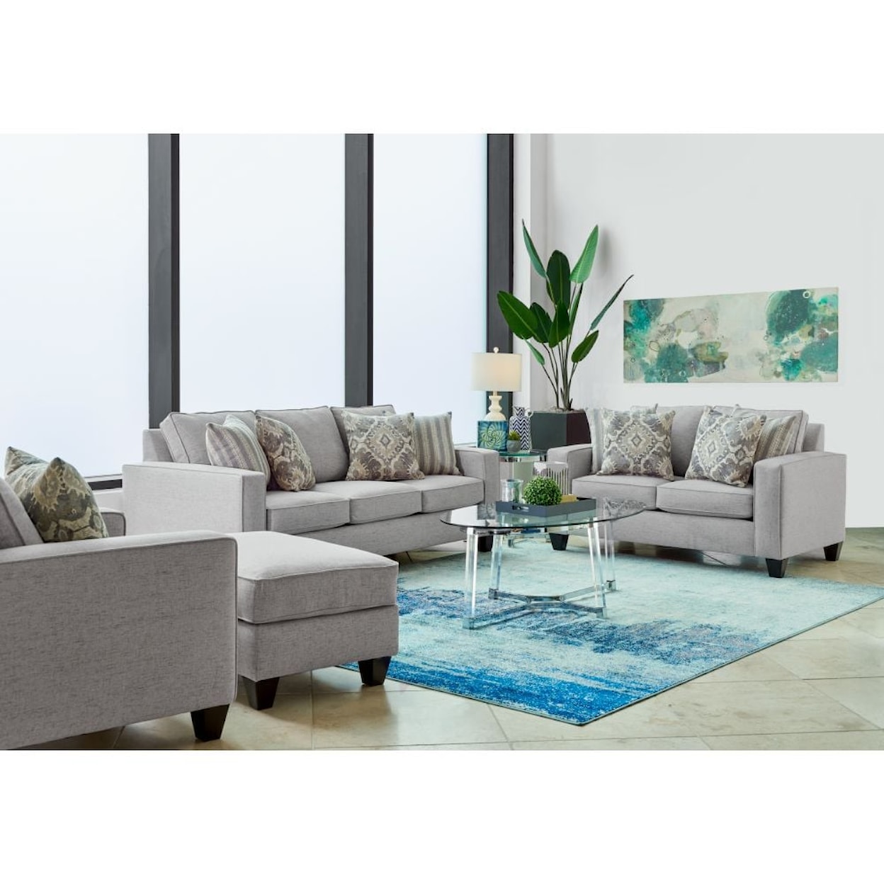 Elements International 409 Loveseat