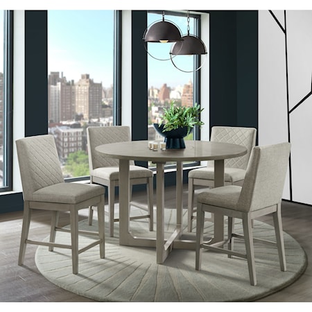 5-Piece Counter Height Dining Set