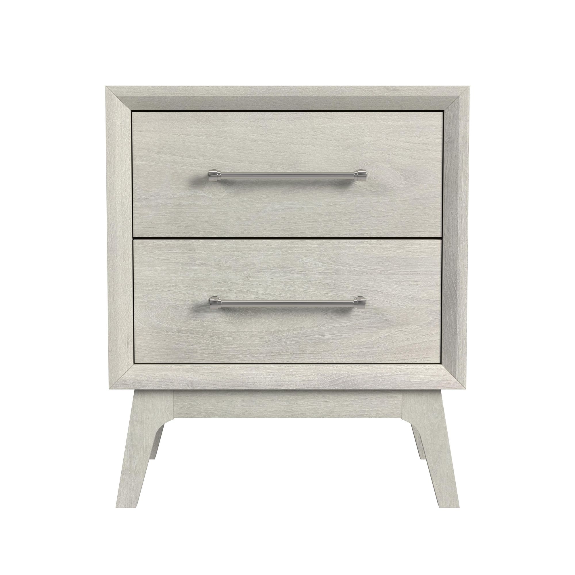 2-Drawer Nightstand w/Felt-Lined Drawer