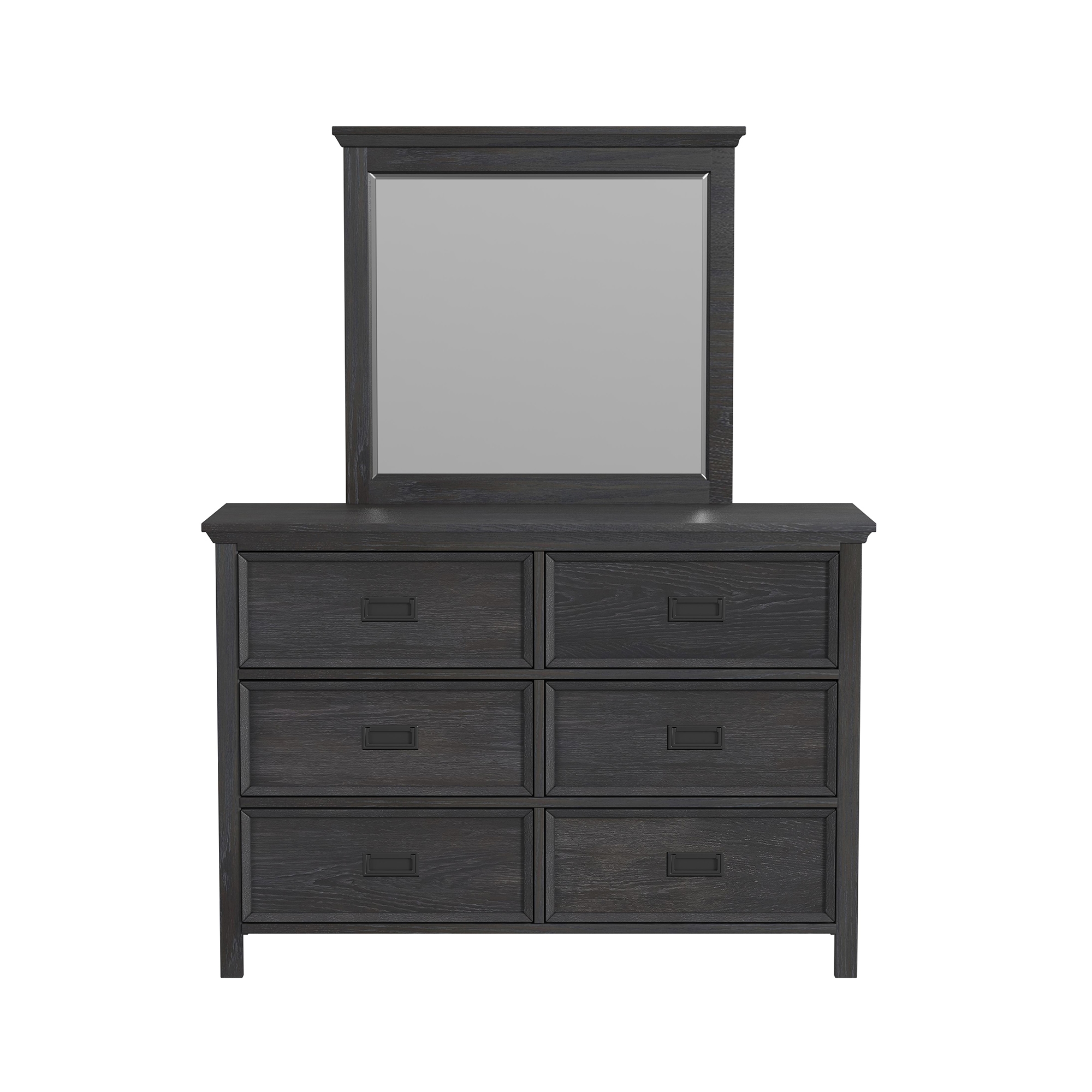 Dresser and Mirror Set