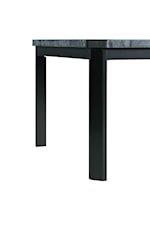 Elements International Francesca Transitional Francesca Square Counter Table with Marble Top