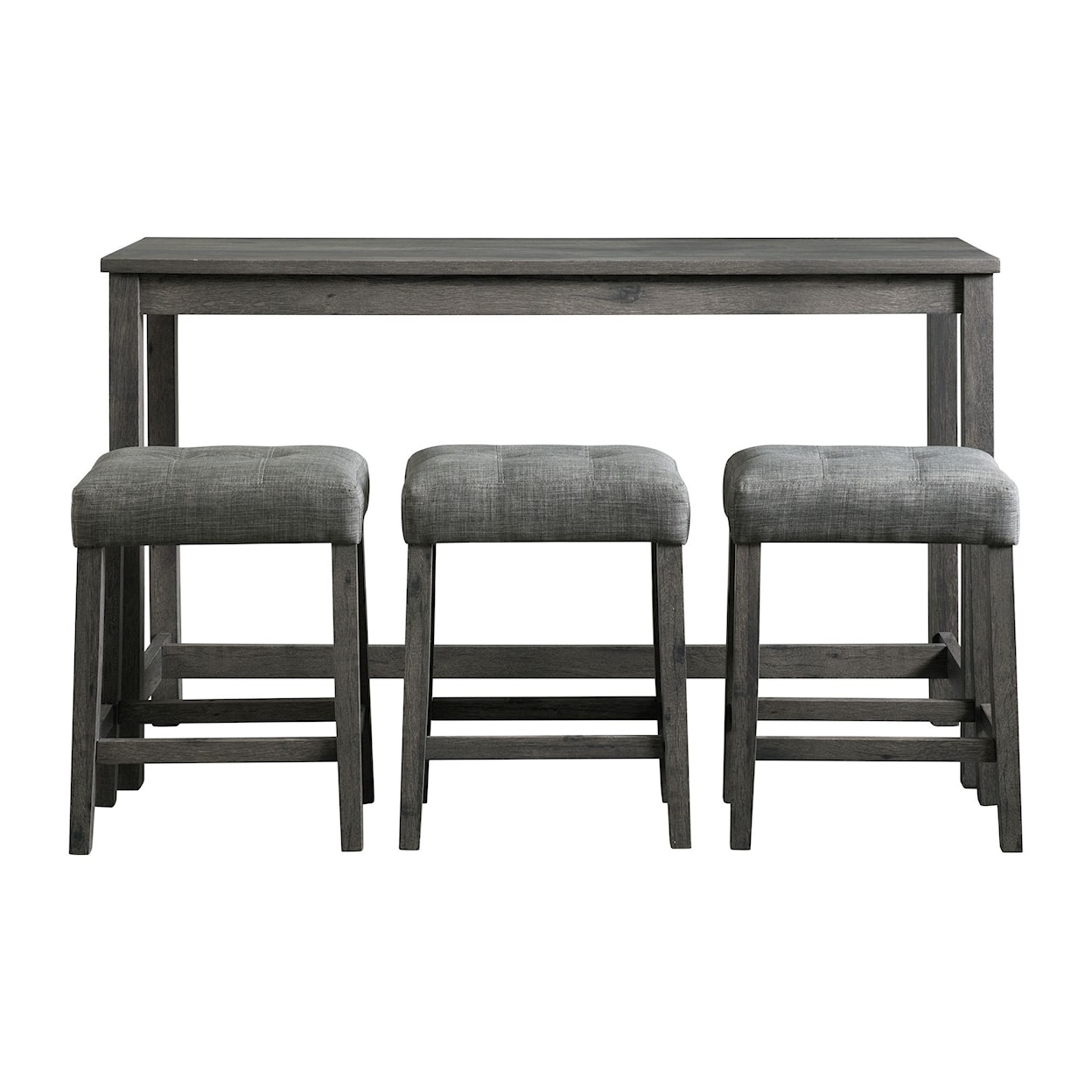 Elements International Oak Lawn Counter Height Dining Set 