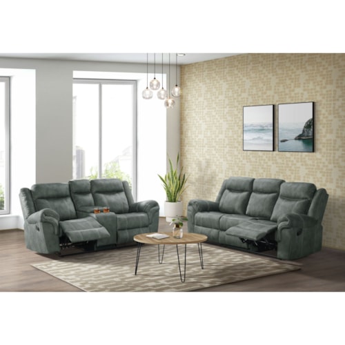 Transitional 2-Piece Living Room Set