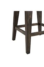 Elements International Morrison Transitional Bar Table and Stool Set with USB Ports