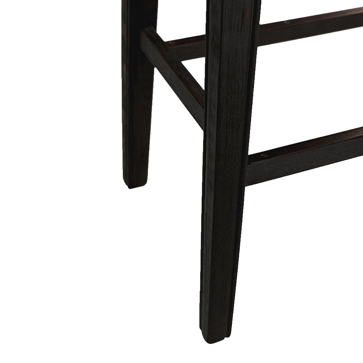 Elements International Parkside 30'' Barstool - Linen / Dark Wash