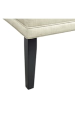 Elements International Maddox Contemporary Upholstered Sofa Bench with Button Tufted Back