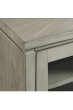 Elements International Marly Contemporary Gray Server with LED Lights