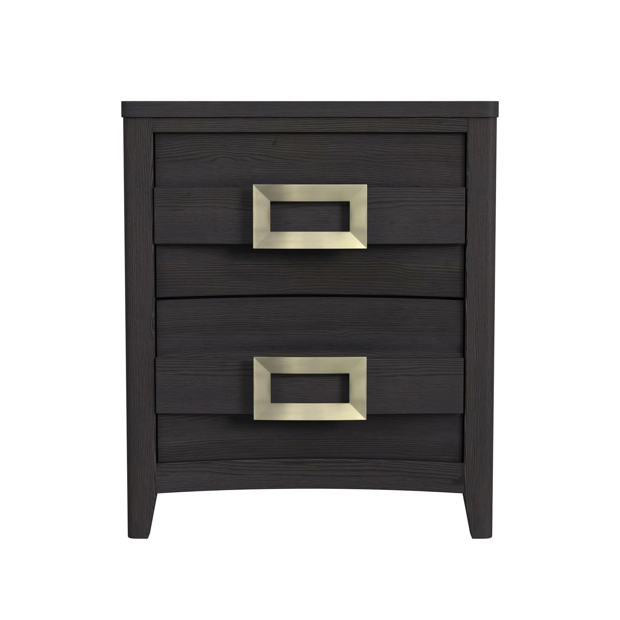 2-Drawer Nightstand with USB Ports