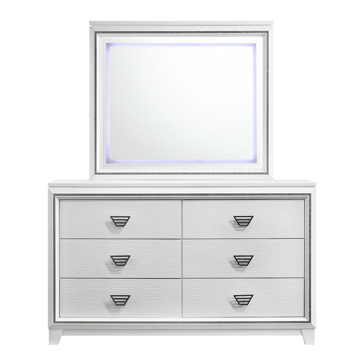Elements Moondance Dresser and Mirror Set