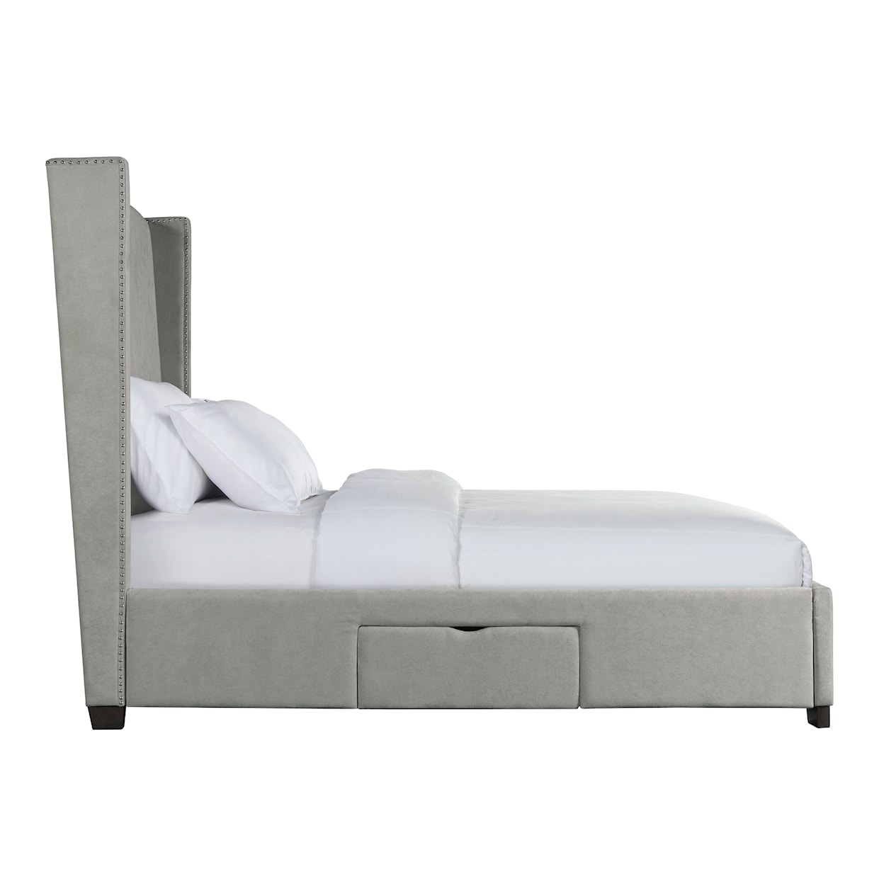 Elements International Magnolia Queen Upholstered Storage Bed