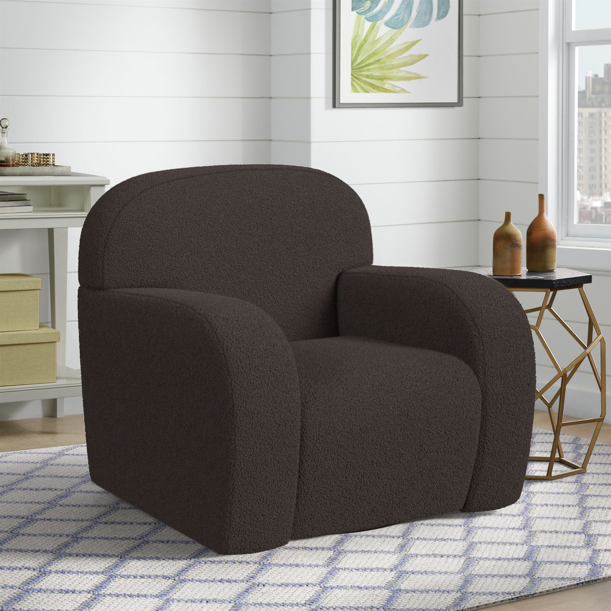 Upholstered Swivel Chair