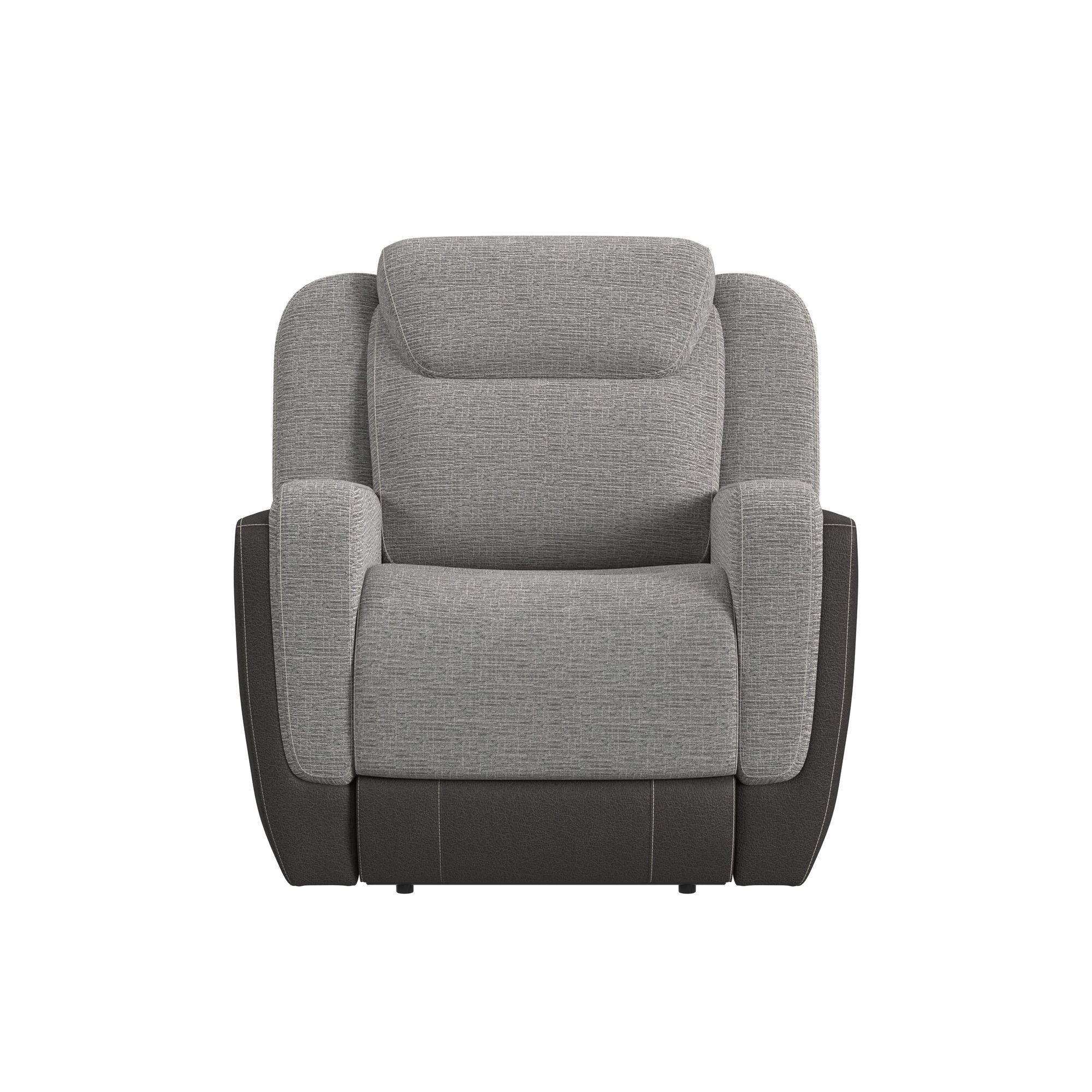Elements International hornet Hornet Glider Motion Recliner In Rancho Grey
