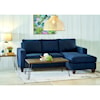 Elements International 409 Chaise Sofa