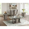 Elements International Dapper Square End Table